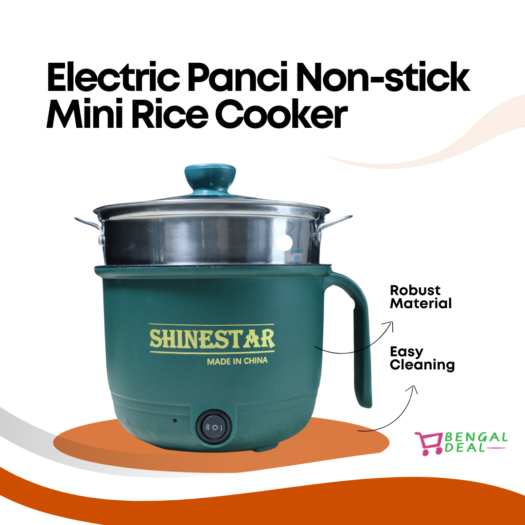 Electric Panci Non-stick Mini Rice Cooker | Double Layer Mini Cooking Hot Pot | Multifunctional Electric Mini Cooker